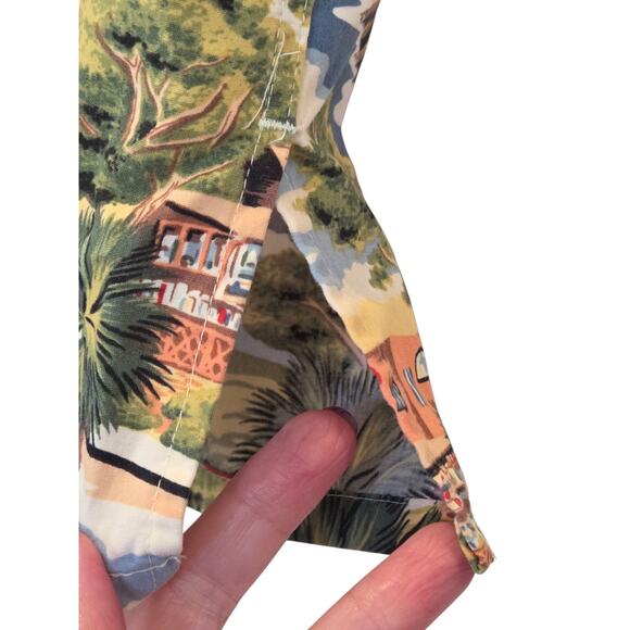 REYN SPOONER Laguna Beach Men's California Landmarks Aloha Hawaiian Shirt | M - Picture 9 of 16